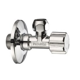 Levica Hoekstopkraan 1/2 x 3/8 -10 mm knel  korte moer chroom