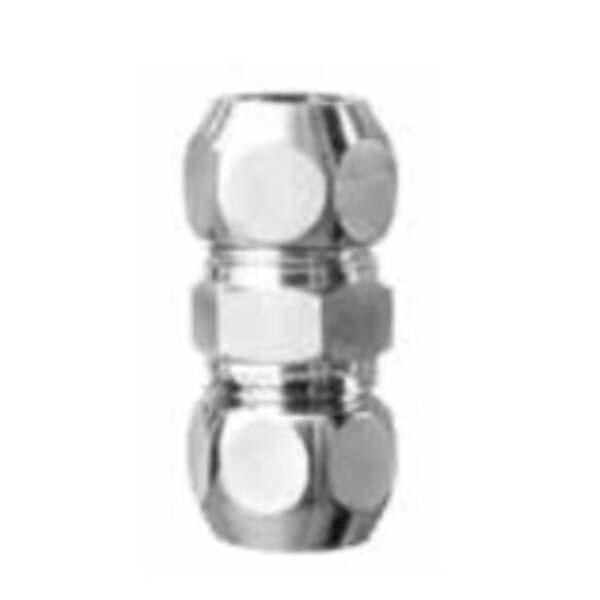 Levica Dubbele chroom  koppeling  3/ 8