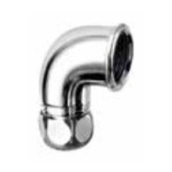 Levica Knie  chroom 90°-1/2F -10mm