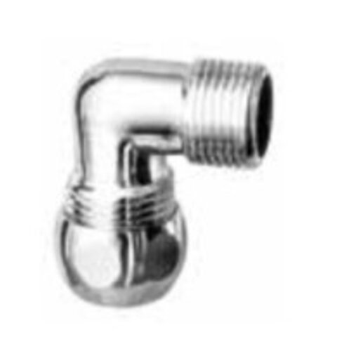 Knie  chroom 90°-1/2M -1/2 F