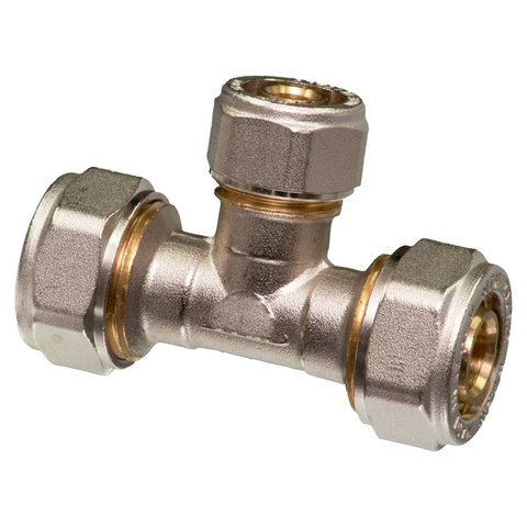 T - koppeling knel 20 x 16 x 20-2.0  UIT VOORRAAD