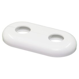 Iezy Desing rozet dubbel: wit hartafstand 50 mm Ø 21.7 mm tijdelijk uit voorraad