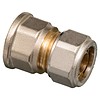 Knel rechte koppeling 1/2"F X 20-2.0 recht  / rechte  koppeling – waterleiding / meerlagenbuis – CV & Sanitair - messing