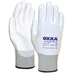 Oxxa X-Touch PU W 51-115 | Werkhandschoen | Wit | Precieze Handschoen | 1 x 3 paar