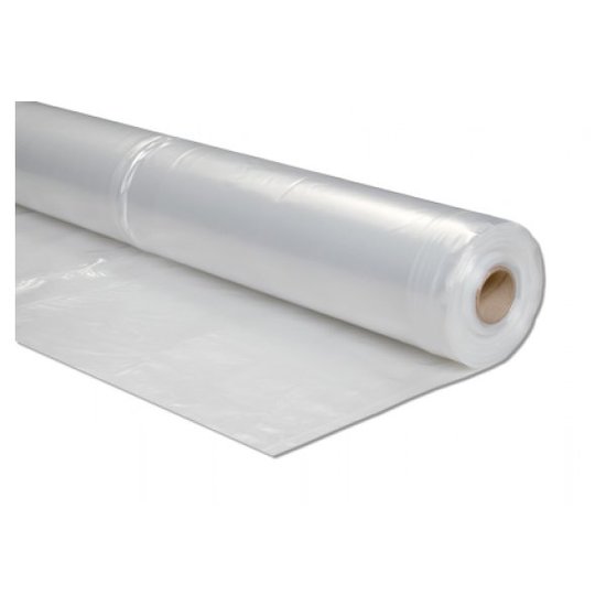 Huchem Bouwfolie | Afdekfolie | 6 x 50 mtr.| T100 | Transparant | Folierol