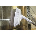 Wandborstel met waterdoorvoer | Zacht | Hoekverstelbaar | Hygiene | Food | Vikan
