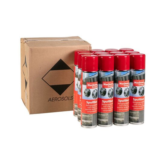 Huchem Airco Reiniger 400 ml – auto & warmtepomp | Frisse lucht, geurloos & veilig | Airco Cleaner | Airco Refresher