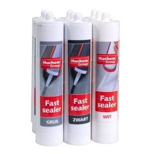 Kit | Lijm | Afdichtingskit | Zwart | Montagelijm | Fastsealer | Koker | 290 ml