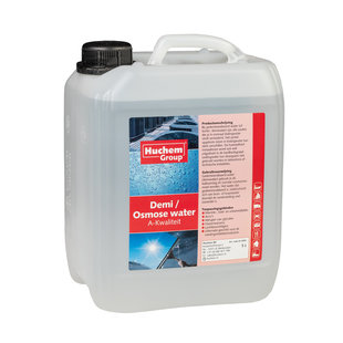 Demiwater 5 Liter – Gedemineraliseerd Water | Kalkvrij & Zuiver | Gedemineraliseerd water 