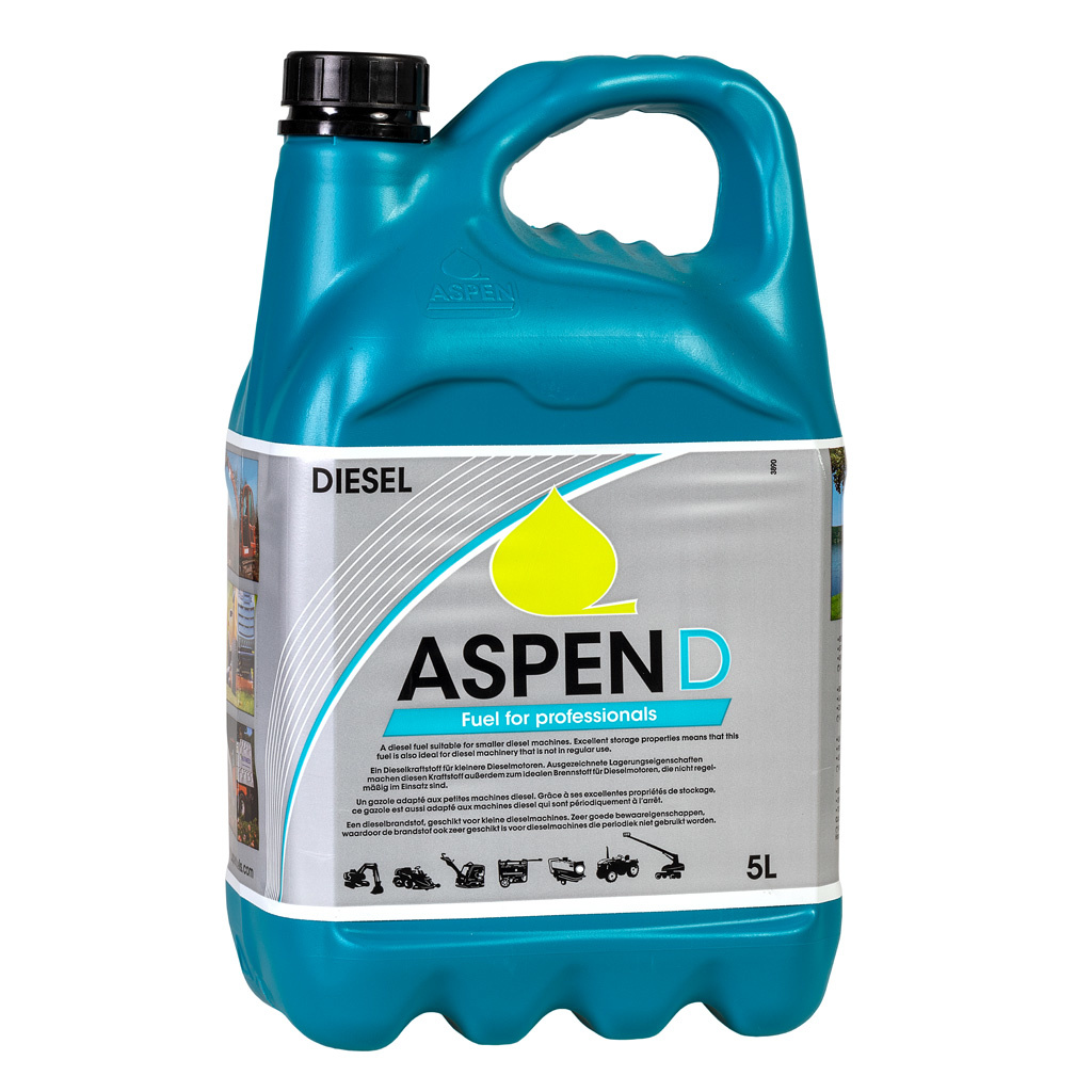 Aspen D, Diesel, Brandstof, 5L, Houdbaar