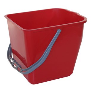 Emmer Rood 10L | Werkwagen | Facilitair | Schoonmaak