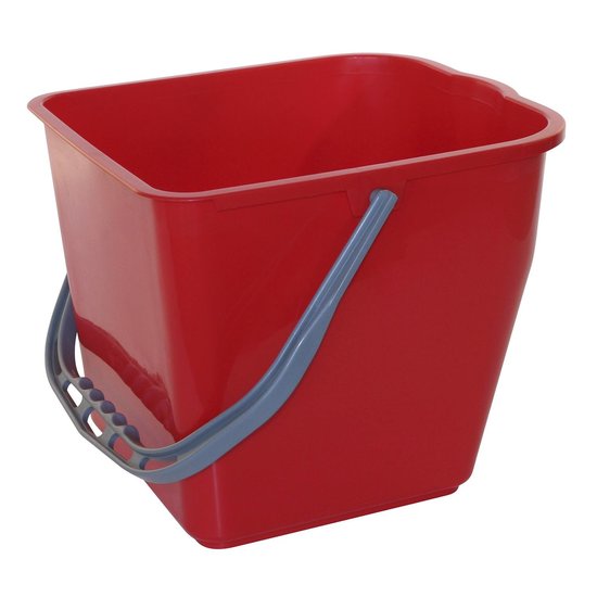 Huchem Emmer Rood 10L | Werkwagen | Facilitair | Schoonmaak