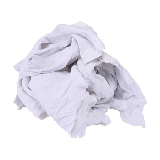 Huchem Poetslappen | wit | Badstof | 10 kg. Poetsdoeken | Handdoeken | Absorberend