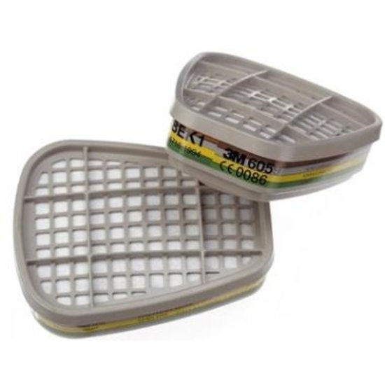 3M 6059 Gas- & Dampfilter Set (2 stuks) – ABEK 1 combinatiefilter voor zware toepassingen