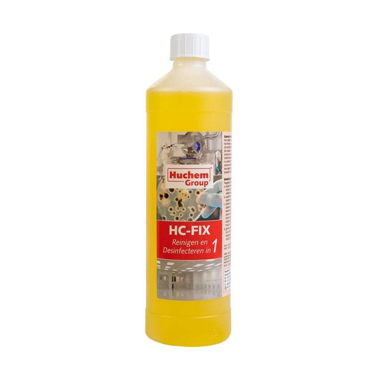 Huchem Desinfectiemiddel | 1 L | Reiniging en Desinfectie | Hygiëne | Food | HC Fix | Concentraat