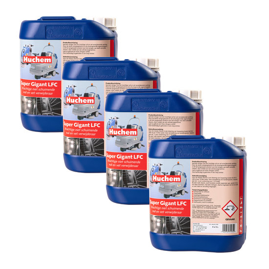 Huchem Vloerreiniger & Ontvetter – 5 Liter | Super Gigant LFC | Schrob,-zuigmachines