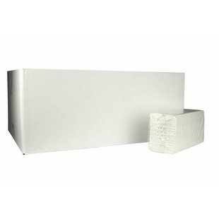 Handdoekjes papier 25 x 22 cm 2-lgs, wit – 100% Cellulose | 3200 stuks | Z-vouw | Voordelig & Direct Leverbaar