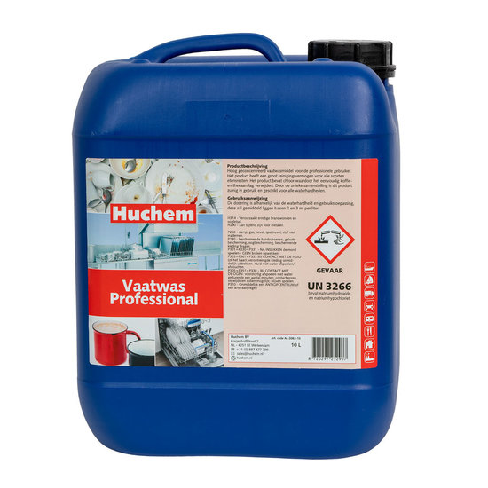 Huchem Vaatwasmiddel vloeibaar 10 L — Professional voor horeca