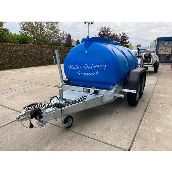 Watertank aanhangwagen | 2200L | Huren | Waterwagen | Mobiele watertank | Opslagtank