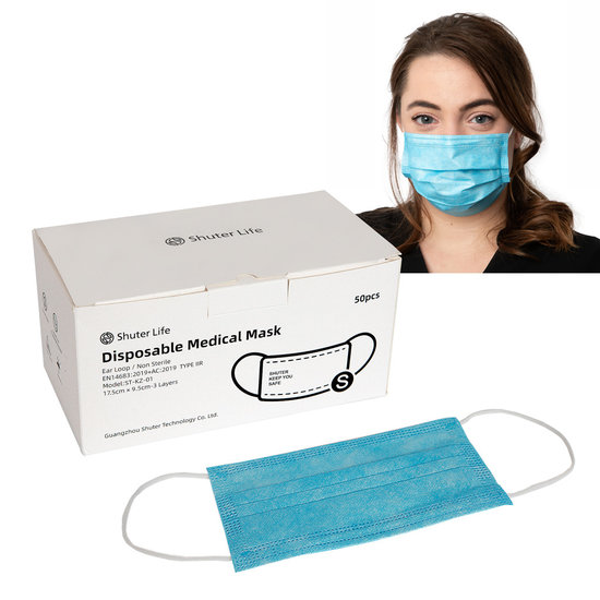 Huchem Medische mondmaskers 50 stuks