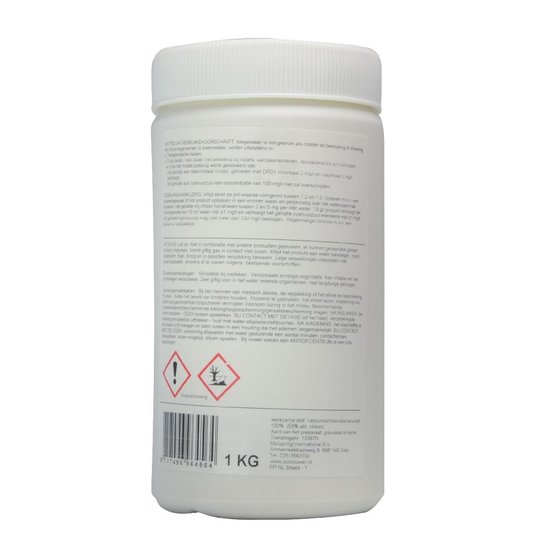 Huchem Chloorgranulaat shock middel | 1 kg. Pool Power | 55/g