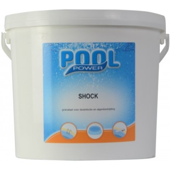 Huchem Pool Power Shock 55/G – Chloorshock Granulaat – 5 kg