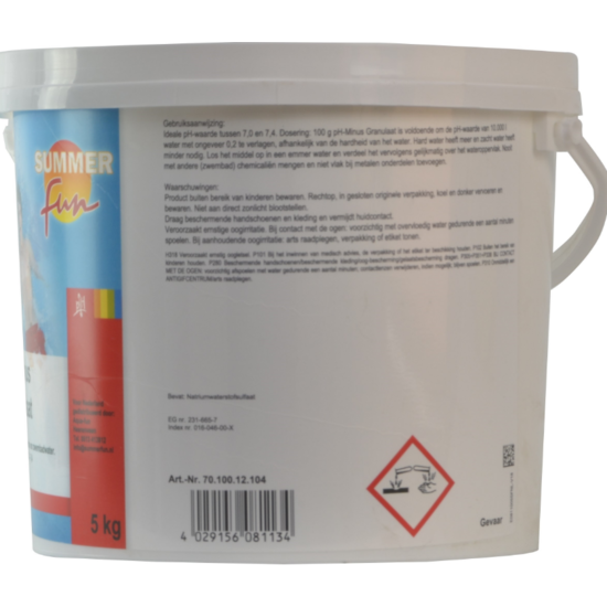 Huchem pH Verlager | Summer Fun | Minus | 5 kg. | Zwembad | Jacuzzi | Whirlpool | Hottube