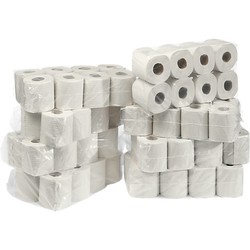 Toiletpapier | 4-laags | 150 vel | 56 rollen | Premium | 7 × 8 verpakt | Wit Cellulose