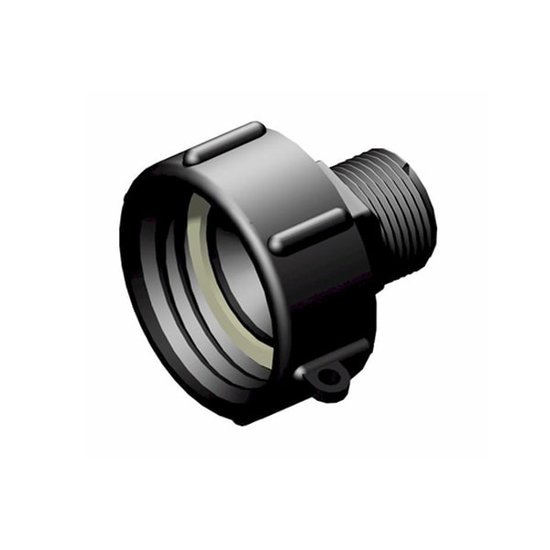 Huchem IBC Adapter | 1” | Buitendraad | DIN61