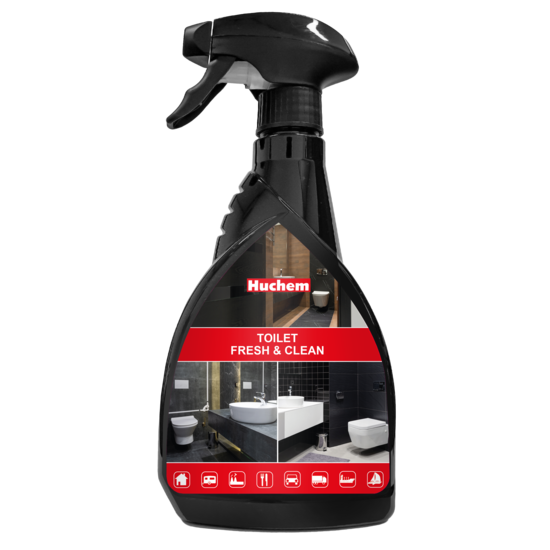 Huchem Toilet Fresh & Clean | Air Freshener | WC | Concentraat | Parfum | Sanitair spray | 500 ml. | Ontsmetter