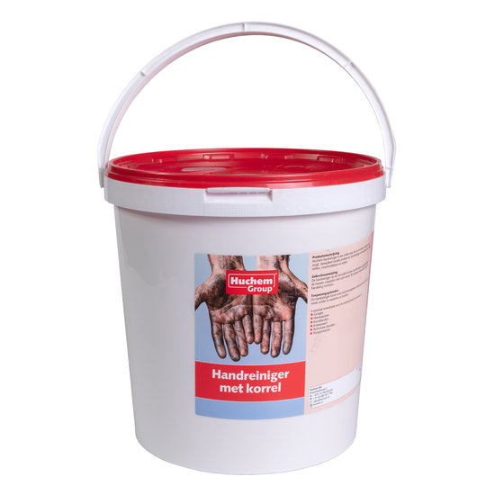 Huchem Handreiniger | Emmer 10 L | Garagezeep met korrel | Industriële handzeep | Werkplaats | Garage