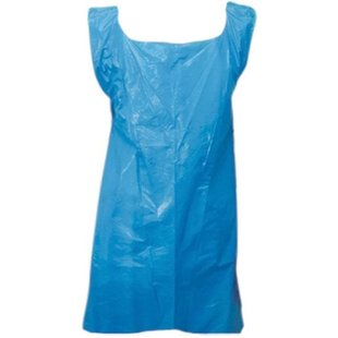 Schort | Scheurschort | Blauw | 100 st. | Disposable | Wegwerp | Bescherming | Hygiënisch