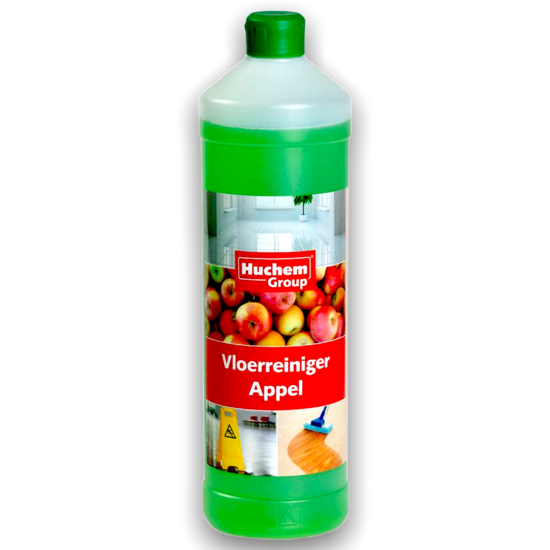 Huchem Vloerreiniger • Parket, Vinyl & PVC • Fris Appelgeur (1 L) | Premium Quality