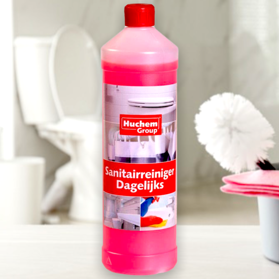 Huchem WC- & Sanitair reiniger 1 L – krachtige én milieuvriendelijke reiniging van sanitair |