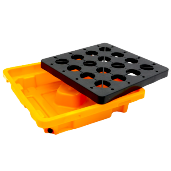 Huchem  Lekbak Kunststof 43 L – Professionele opvangbak voor milieu belastende vloeistoffen | Hugo SpillShield