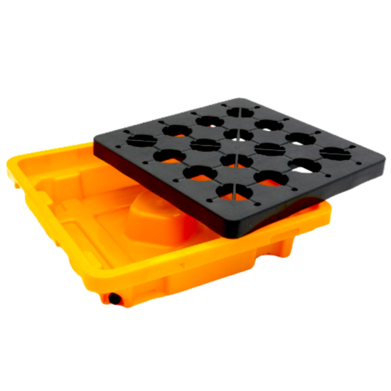 Lekbak Kunststof 43 L – Professionele opvangbak voor milieu belastende vloeistoffen | Hugo SpillShield