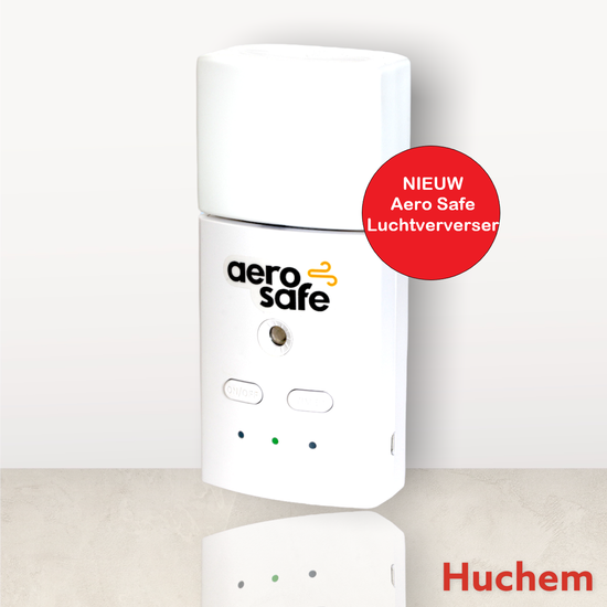 Roomspray | Desinfectie Spray | Automatisch | Aero Safe | Safe Air | Ziektekiemen | Allergenen | NSF | OECD