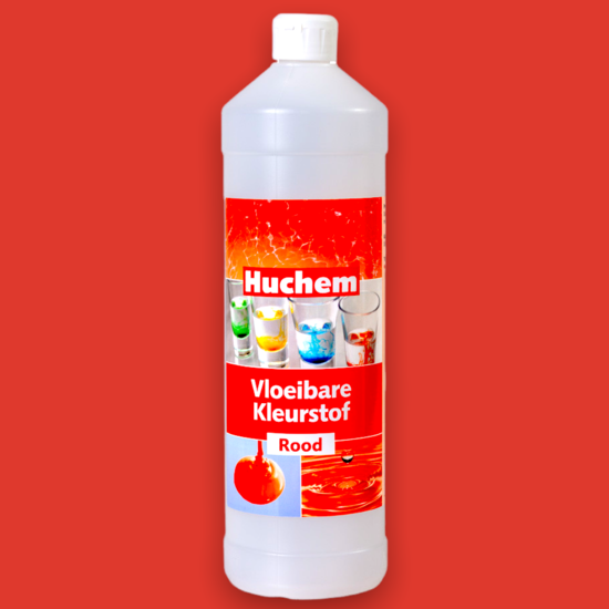Huchem Kleurstof Vloeibaar 1 L — Kleur eenvoudig elke vloeistof | Concentraar | kleurmiddel voor vloeistoffen & mengsels