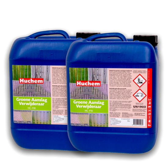 Huchem Groene Aanslag Verwijderaar | Reiniger | 10L | Ontmosser | Anti-Alg