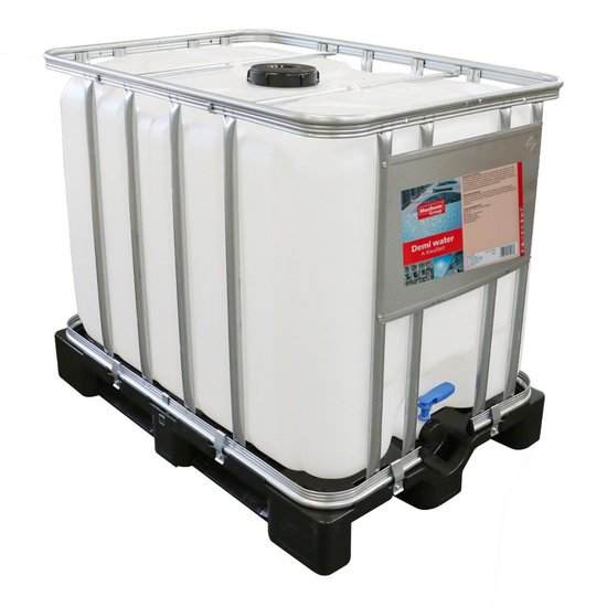 Huchem Demi water / 600 L | IBC | Demiwater / Gedemineraliseerd water – 100% kalkvrij & technisch zuiver