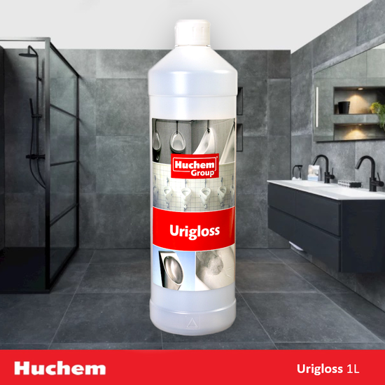 Huchem Urigloss — Professionele Urinesteen- & Urinoirreiniger (1 L)
