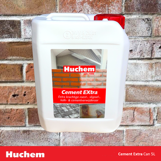 Huchem Cementsluier Verwijderaar 5 L – krachtige reiniger voor tegels, beton & metaal