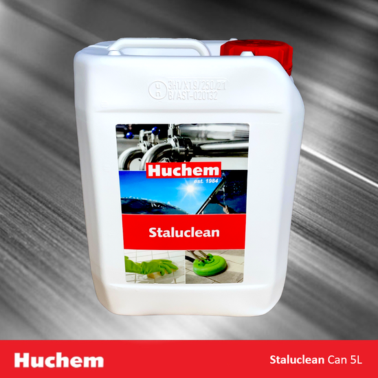 Huchem RVS & Aluminium Reiniger | 5L | Staluclean | Roestvrij staal reiniger | Steelclean