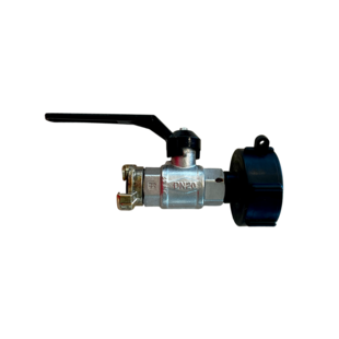 Kogelkraan voor IBC met Geka | Adapter voor IBC met Geka 3/4”