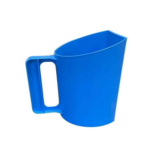 Huchem Voerschep | Maatschep | Bekerformaat | Blauw  1kg