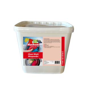 Wasmiddel | Clean Wash | Waspoeder | Emmer ± 8 Kg. | ±> 80 Wasbeurten