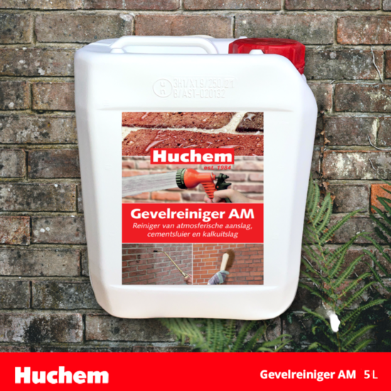 Huchem Muur & Gevelreiniger | 5L | Steenreiniger | Betonreiniger | Cleaner