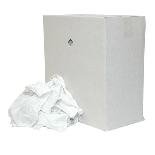 Poetslappen Badstof Poetdoeken Wit (10kg) – Extra absorberend en herbruikbaar