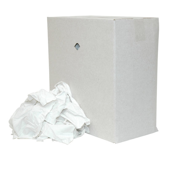 Huchem Poetslappen Badstof Poetdoeken Wit (10kg) – Extra absorberend en herbruikbaar