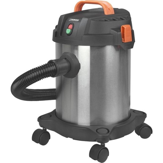 Huchem Stofzuiger | Waterzuiger | Force 1012 wet-dry | Eurom | Compact | 1000W – 12L | Huis | Hobby | Bouw